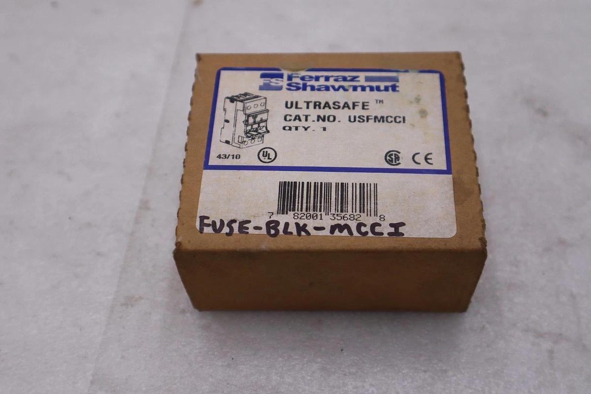 Used MERSEN USFMCCI FUSE MODULE INDICATOR 600 VAC/VDC 30 AMP - STOCK GF231A