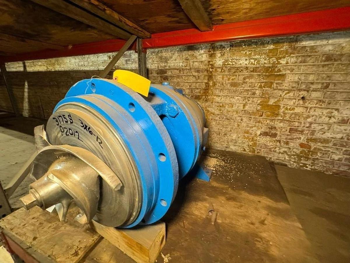 Used GOULDS 3175S POWER END PULLOUT PUMP PART 6X8-12 316 STAINLESS STEEL