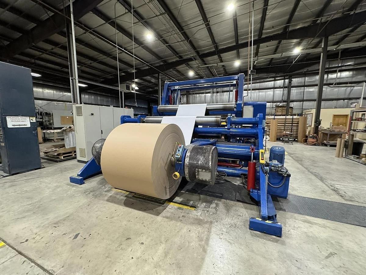 Used 80” WIDE AUSQUIP MODEL JM-80-60 TWO DRUM WINDER - UPDATED HMI