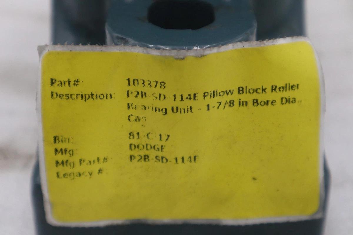 DODGE P2B-SD-114E SPECIAL DUTY - NEVER USED SURPLUS - STOCK CC-56