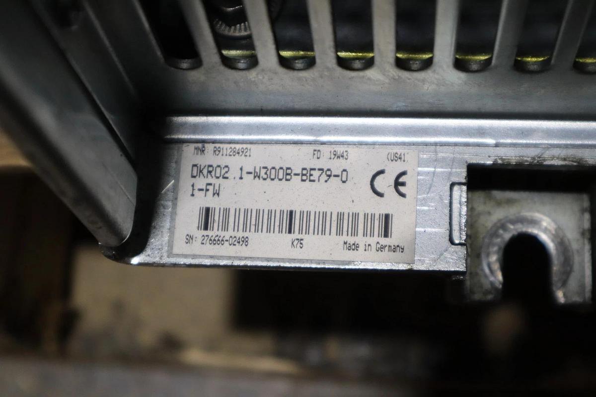 Used REXROTH INDRAMAT DRIVE DKR02.1-W300B-BE79-01-FW STOCK S697