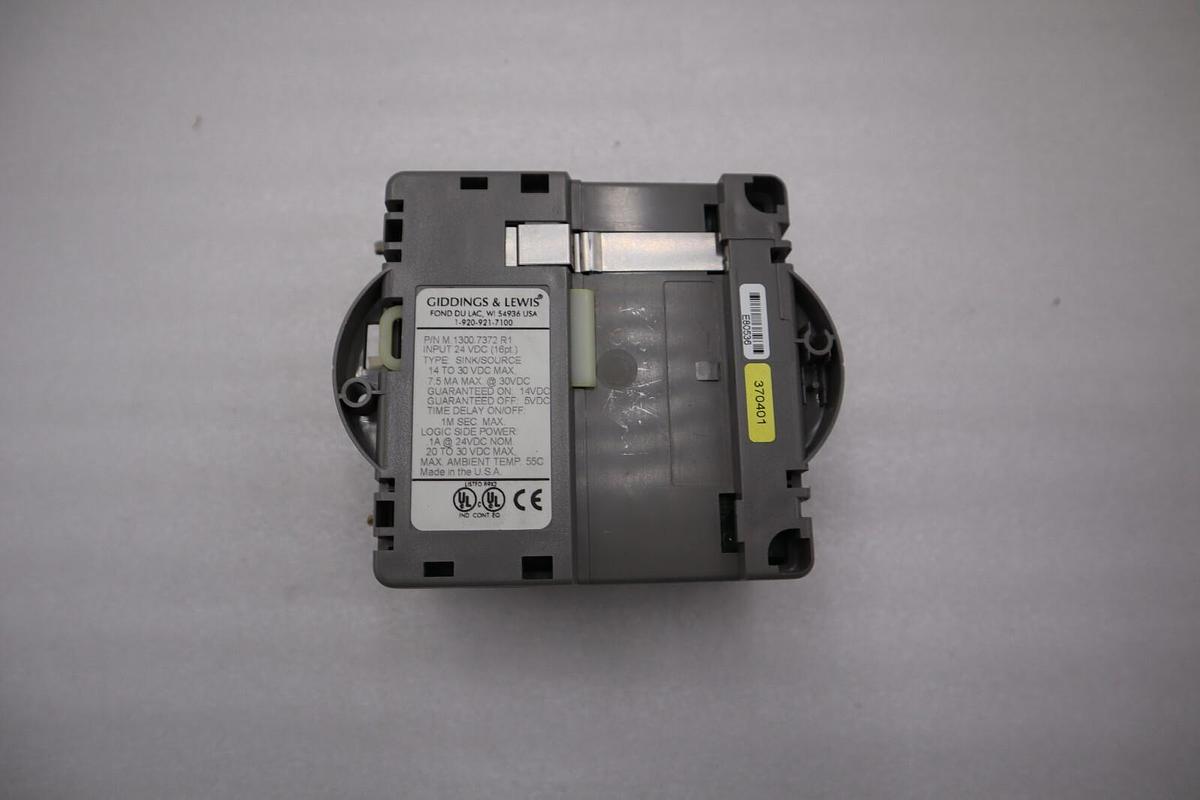 Used Giddings & Lewis M.1300.7372 R1 Input Module 24VDC SINK/SOURCE STOCK 5175A