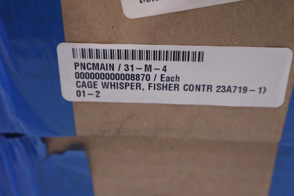 Used Fisher 23A7191X012 WHISPER CAGE 12x6,7 ORF, 4 TVL - STOCK GF736