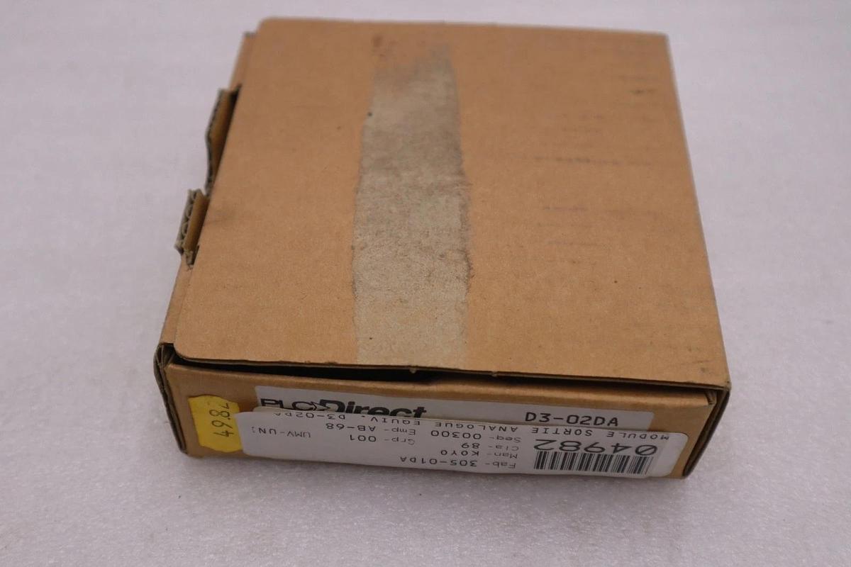 Used Automation Direct D3-02DA Analog Output Module - STOCK GF595A