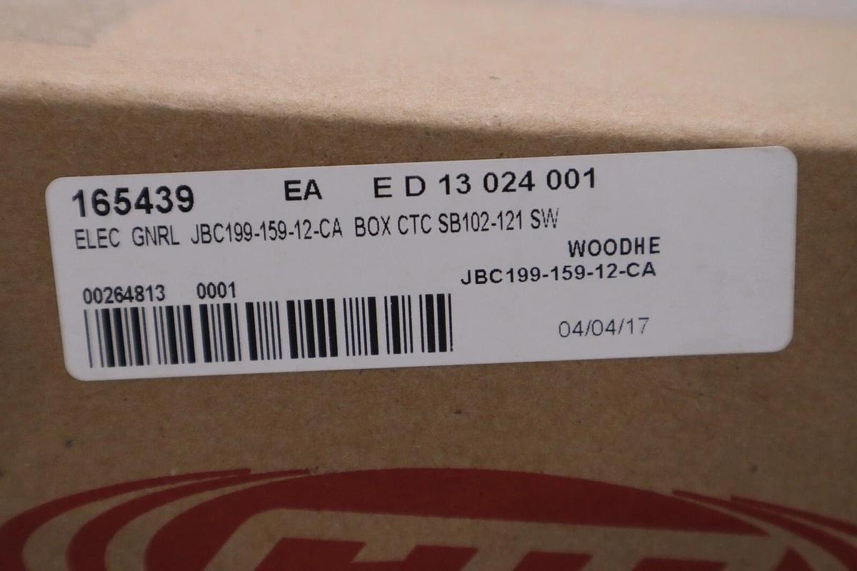 CTC SB102-121 / SB102-12I  Vibration Switch Box Brand New STOCK G150A