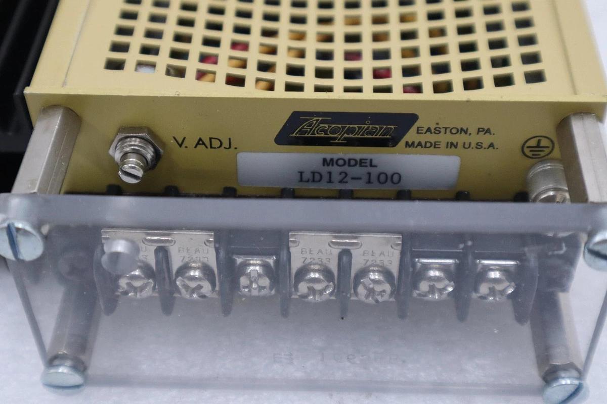 Used ACOPIAN LD12-100 LINEAR REGULATED POWER SUPPLIES STOCK H1309