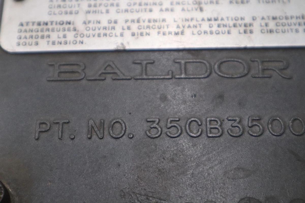 Used UNDERWRITERS LABORATORIES CDPX3440 H.P 75W R.P.M 1750 STOCK M-69