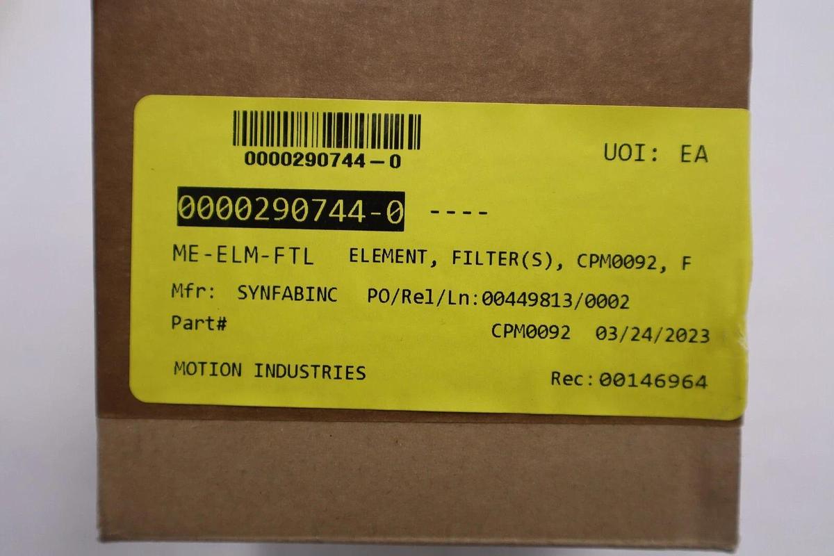 Used NEW SYN-FAB CPM0092 / CPM0092 STOCK G479A