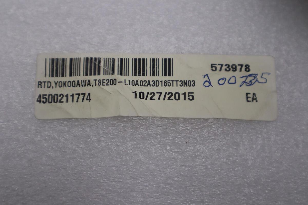 Used BURNS TSE200-L10A02A3D 165TT3N03 TEMPETURE SENSOR STOCK #G48A