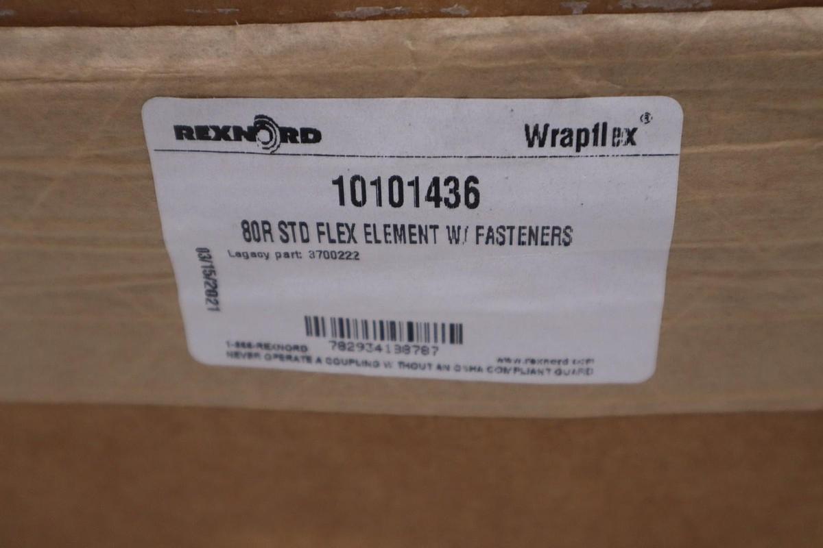 REXNORD 3700222 / 10101436 WRAPFLEX 80R STD ELEMENT - STOCK GF551
