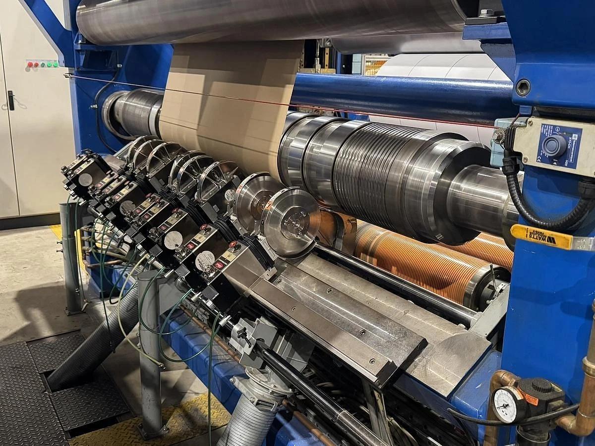 Used 80” WIDE AUSQUIP MODEL JM-80-60 TWO DRUM WINDER - UPDATED HMI