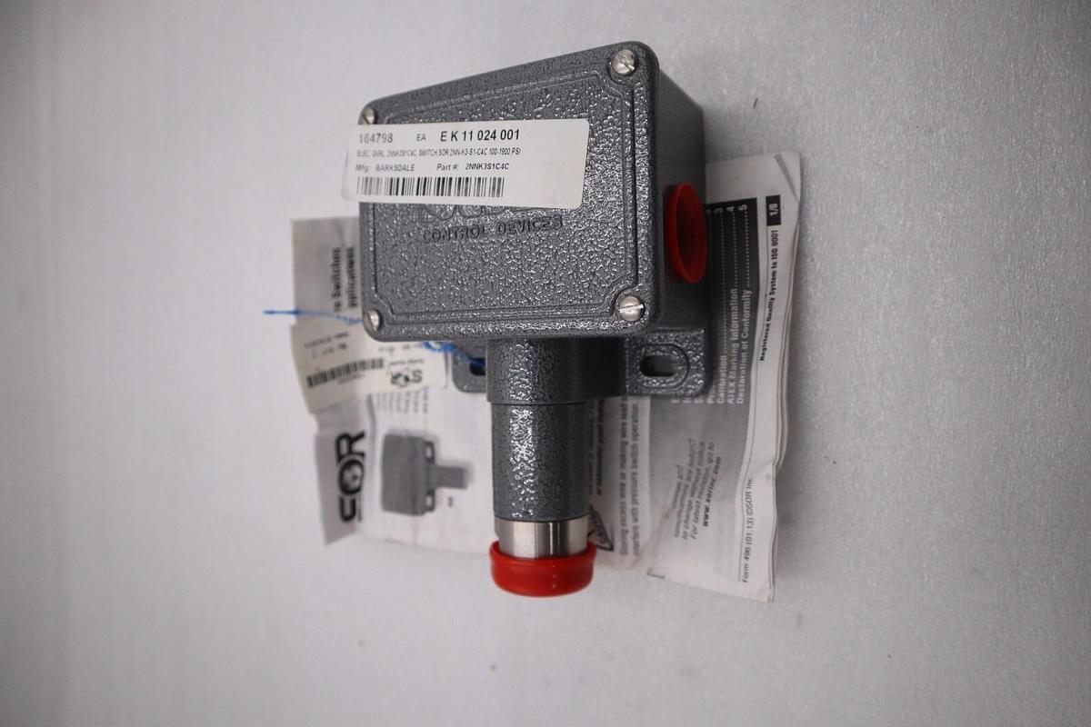 NEW SOR 2NN-K3-S1-C4C PRESSURE SWITCH STOCK G546A