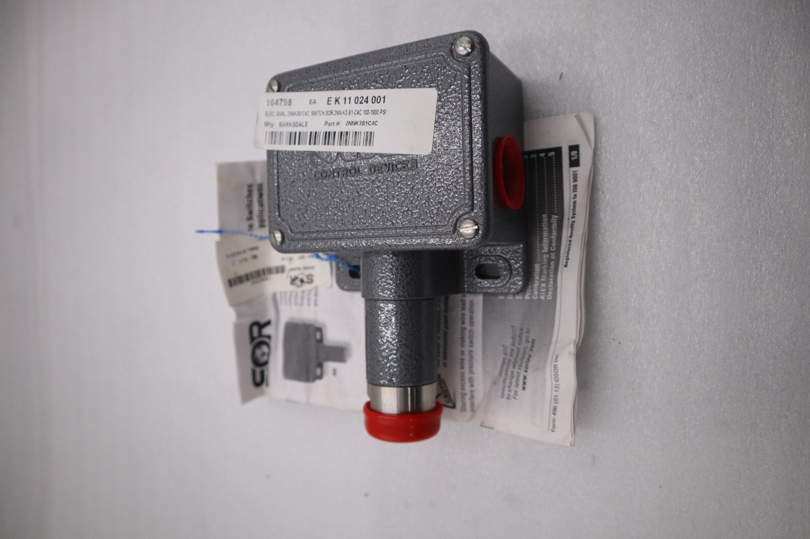 NEW SOR 2NN-K3-S1-C4C PRESSURE SWITCH STOCK G546A