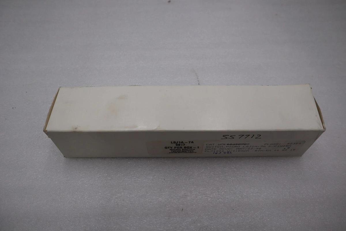 NEW OPEN BOX Micro Switch Limit Switch LSJ1A-7A STOCK G457A