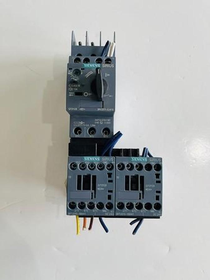 Used SIEMENS SIRIUS 3RV2011-0JA10 CIRCUIT / 3ZX1012-0RH21-1AA1/ 3RV2928-1K #K-856