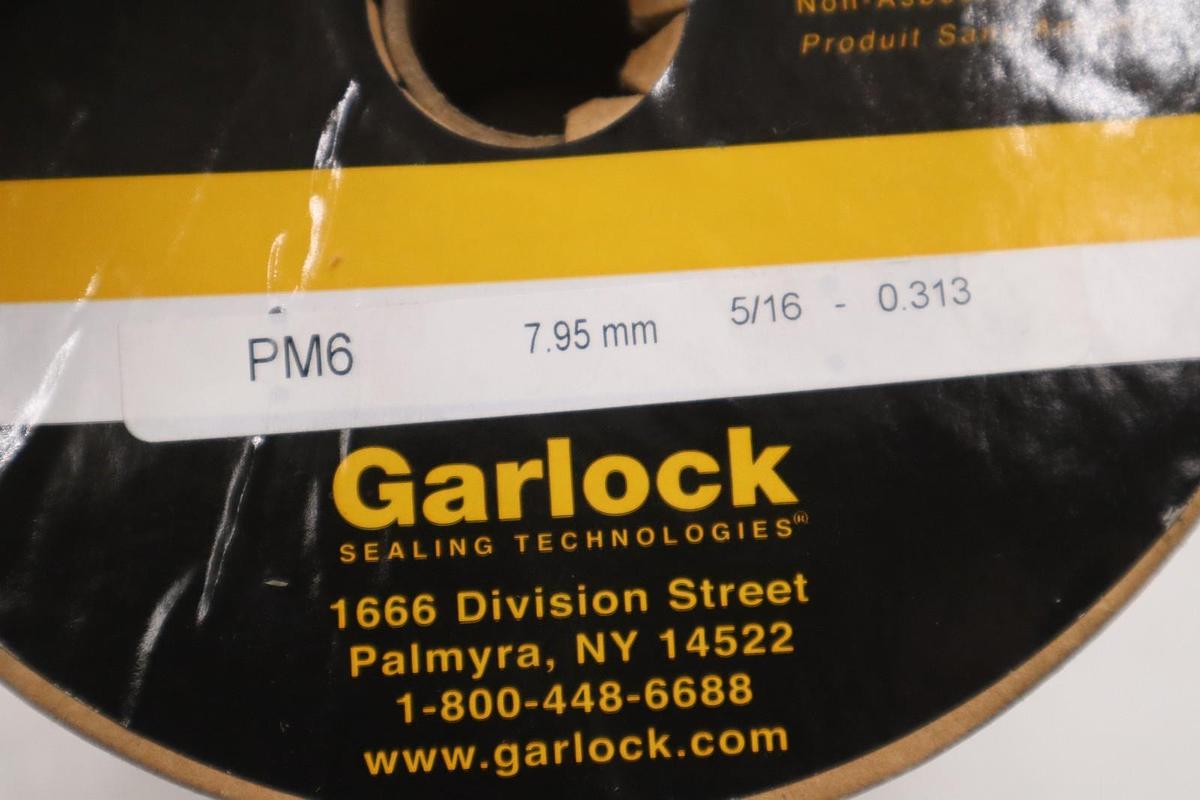 GARLOCK 7.95 MM 5/16" 5 LBS CARBON PACKING - NEW IN BOX - STOCK GF862