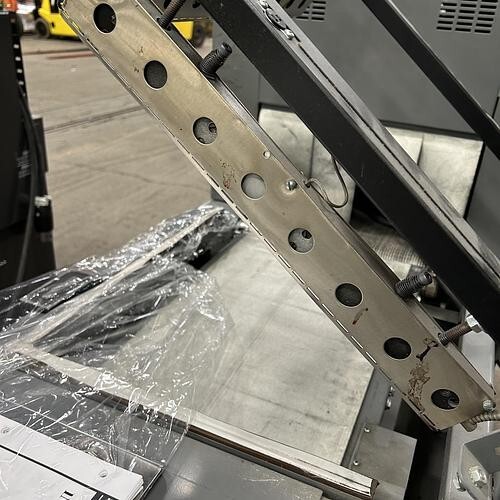 Used BESELER 2016 MTB-SB-111 HOT KNIFE L-BAR SEALER SHRINK WRAP SYSTEM