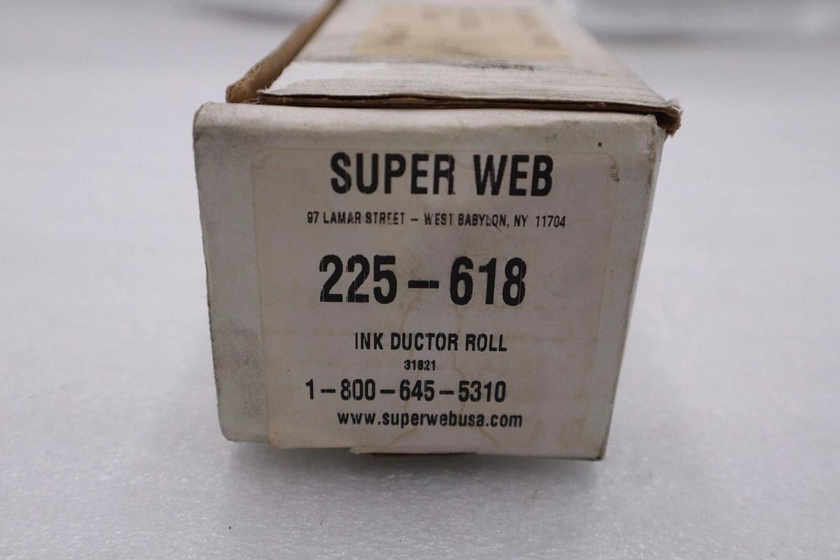 Used NEW SUPERWEB INK DUCTOR ROLL 31821  PART 225-618 STOCK W-38