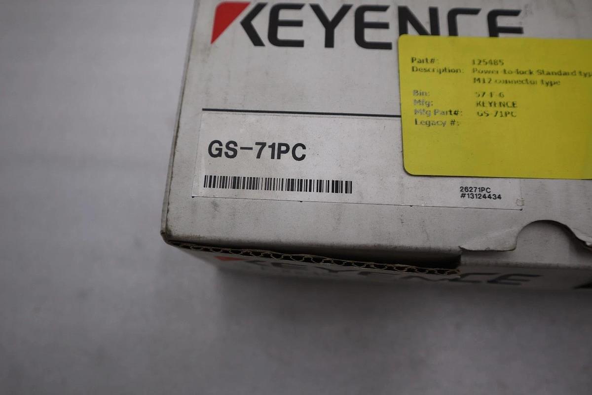 Used Keyence GS-71PC Safety Interlock Switch - STOCK 1424CC