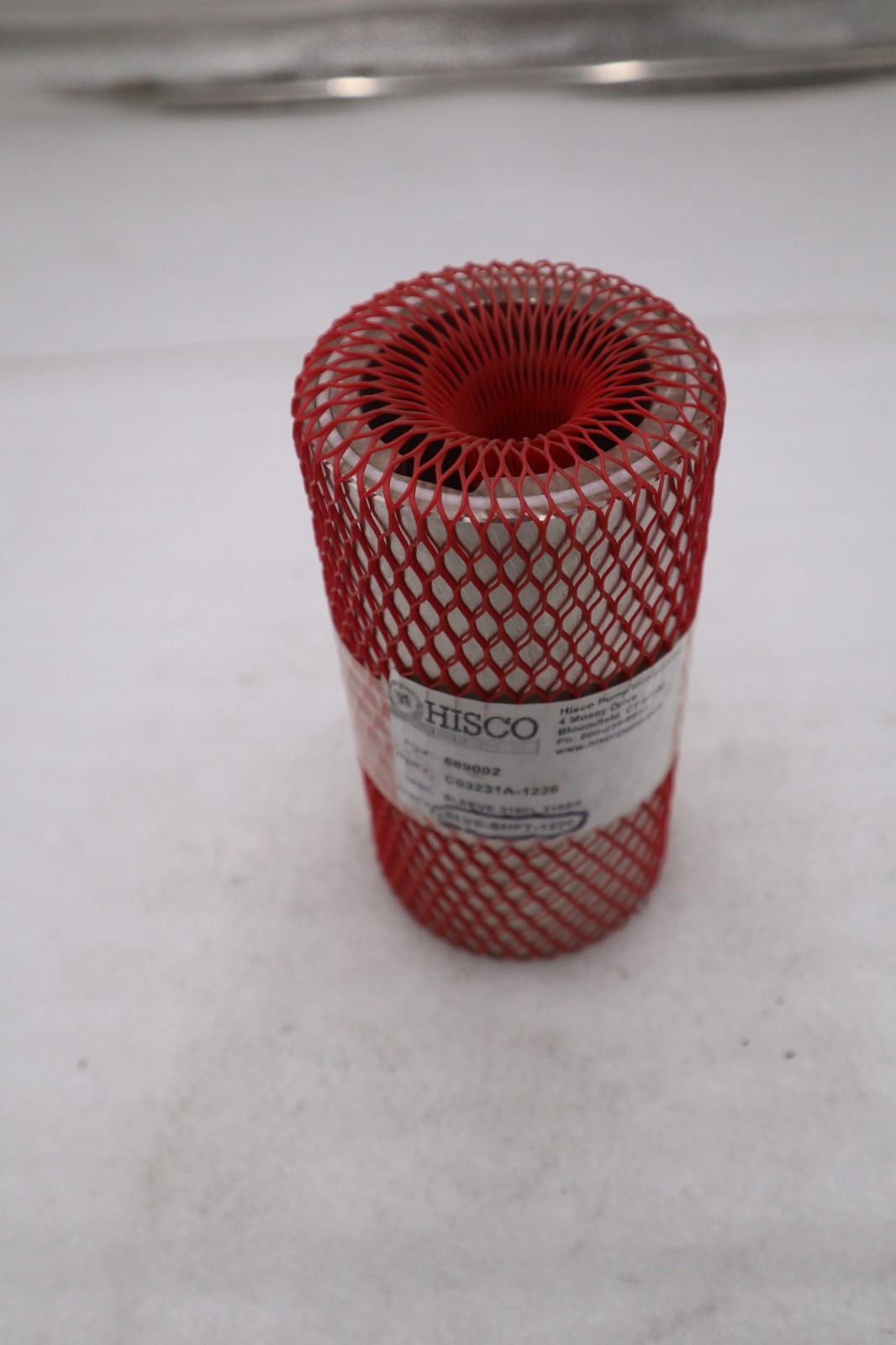 Used HISCO PUMP SLEEVE 3180L 316SS PART #SLVE-SHFT-1226 ITEM #C03231A-1226 #GF-391A