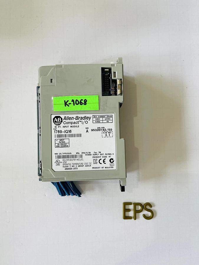 Used Allen-Bradley 1769-IQ16 SER A Compact I/O Module #K-1068