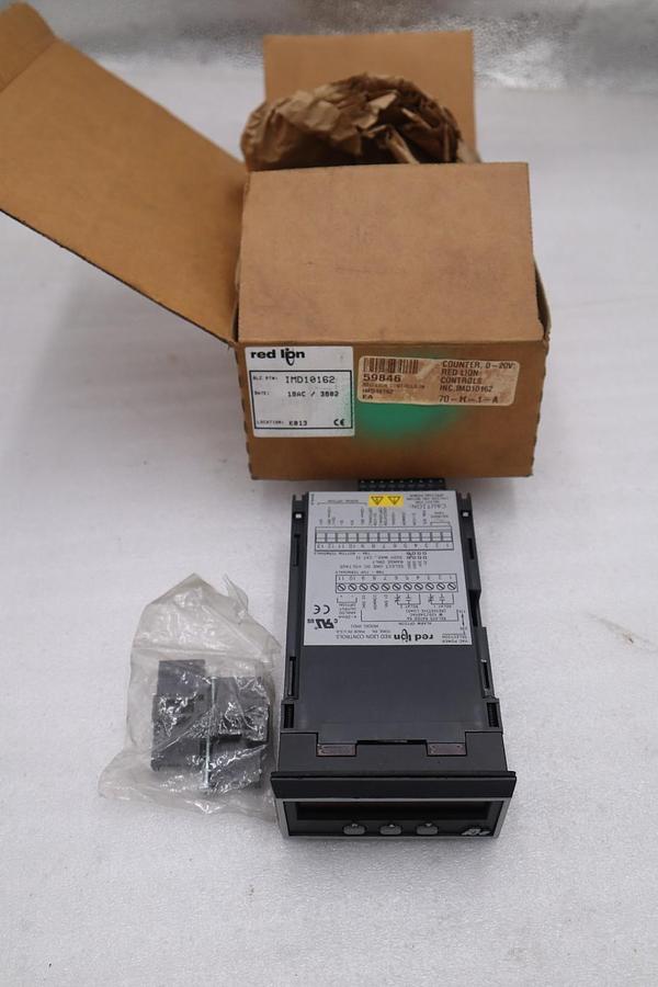 Used NEW OPEN BOX Red Lion IMD10162 Intelligent Decade Voltage Meter Alarm 5057CC