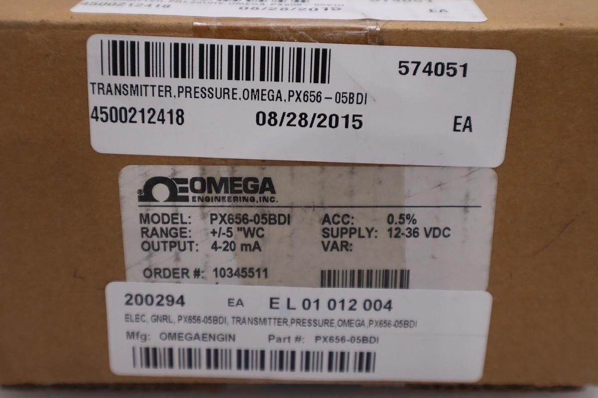 OMEGA ENGINEERING PX656-05BDI / PX65605BDI (BRAND NEW) STOCK G310A