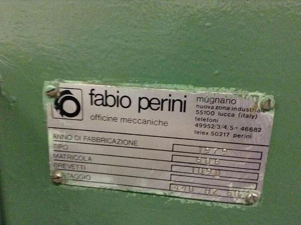 Used PERINI 606 SERIES 110 ROLL SAW FOR TISSSUE TOILET KITCHEN