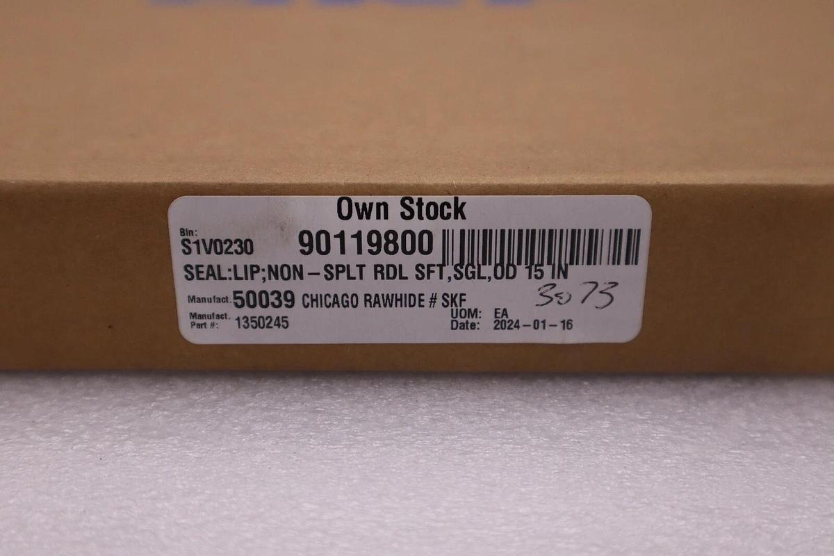 Used CR (SKF) Radial Shaft Seal 1350245 NEW IN BOX STOCK (EIGHT AVAILABLE) 1454B