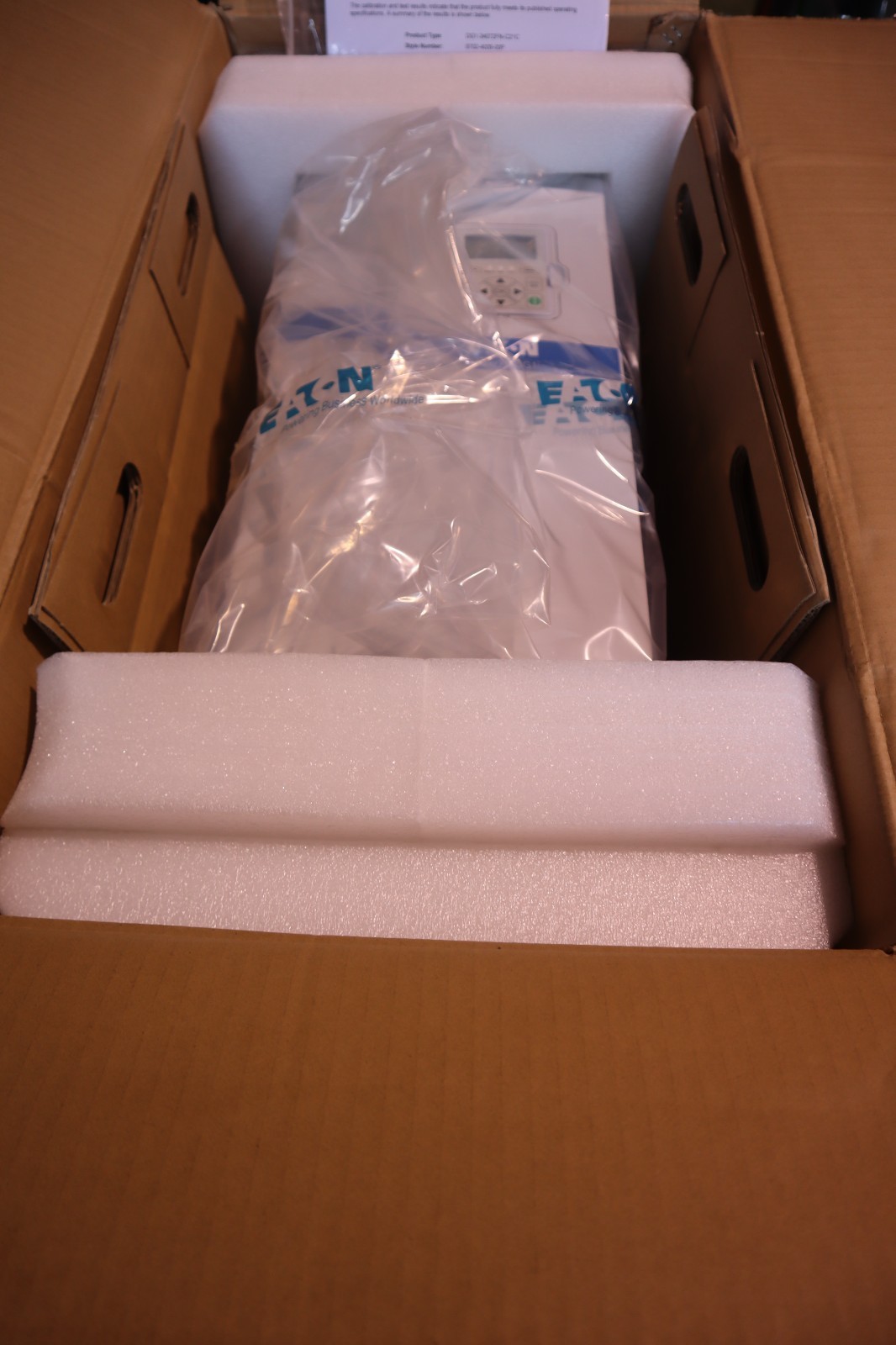 Used EATON POWERXL DG1 AC Drive 50/60HP DG1-34072FN-C21C 9702-4009-00P STOCK 4915A