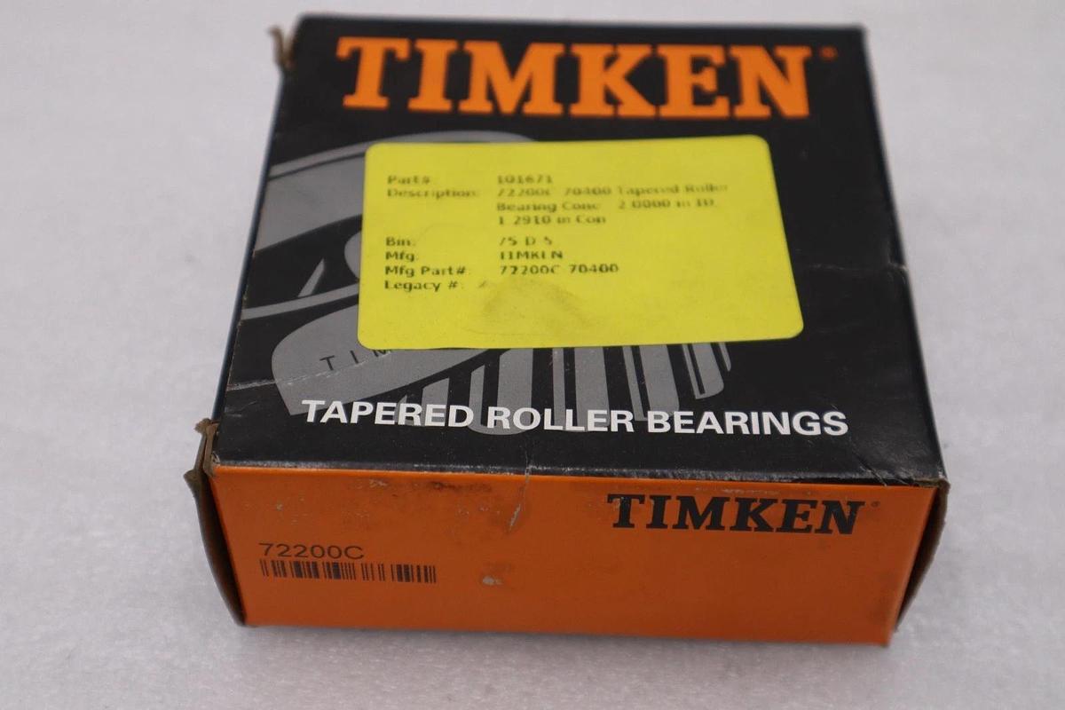 NEW 72200C TIMKEN Tapered Roller Bearing STOCK 1554CC