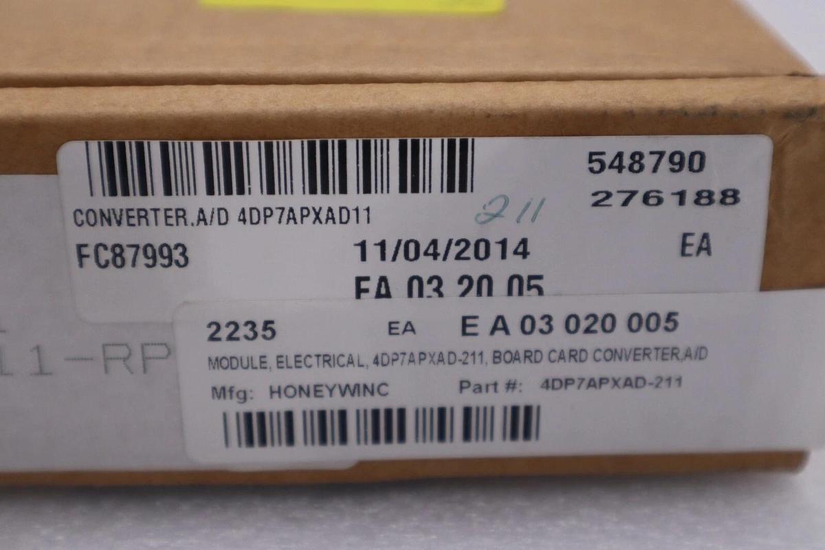 Used NEW IN BOX HONEYWELL 4DP7APXAD211 / 4DP7APXAD-211-RP STOCK G599