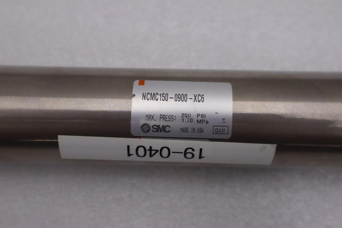Used NEW OPEN BOX SMC NCMC150-0900-XC6 / NCMC1500900XC6 AIR CYLINDER STOCK 4834-A