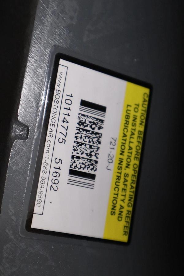 Used NEW ALTRA INDUSTRIAL MOTION 721-20-J WORM SPEED REDUCER STOCK 3028A