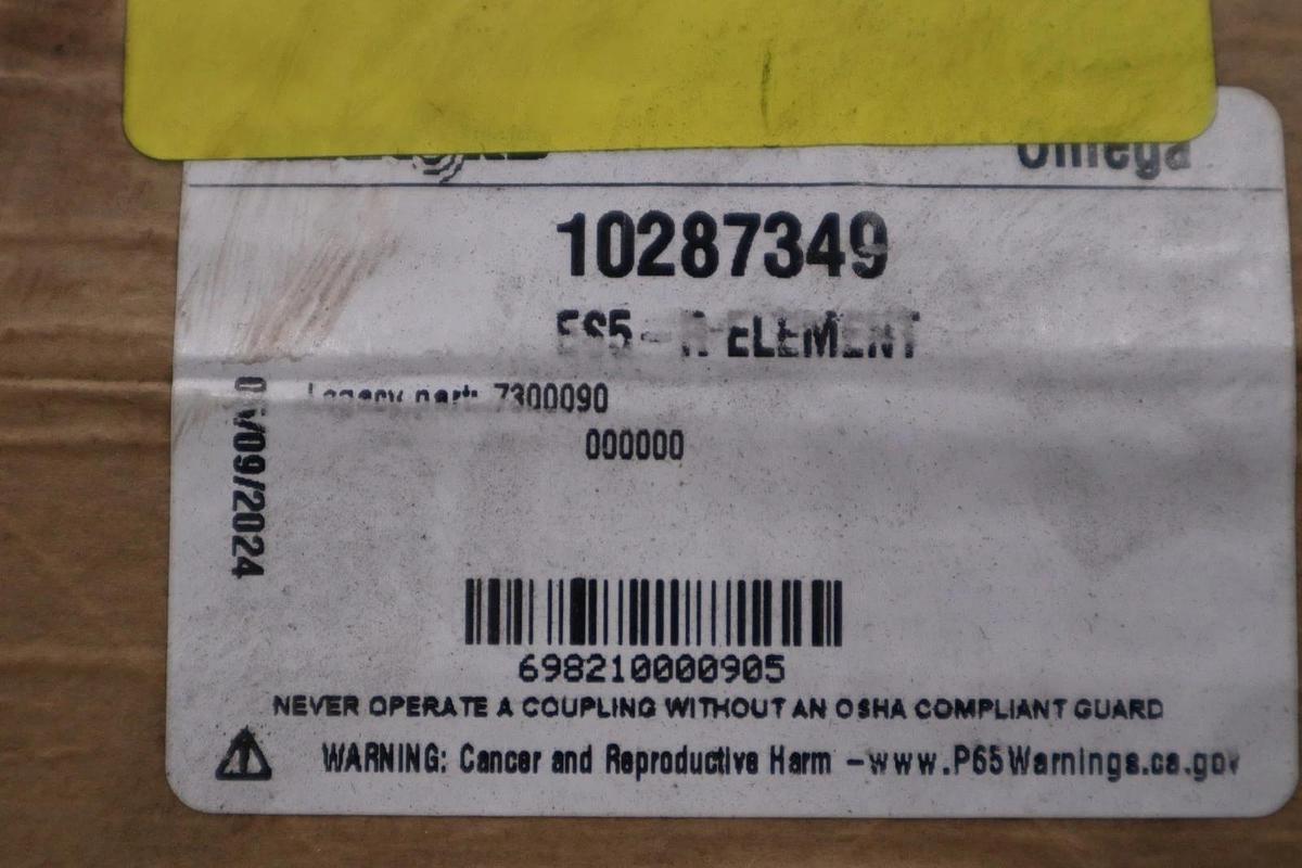 Used REXNORD 10287349 ES5-R ELEMENT - NEW IN BOX - STOCK 3123CC