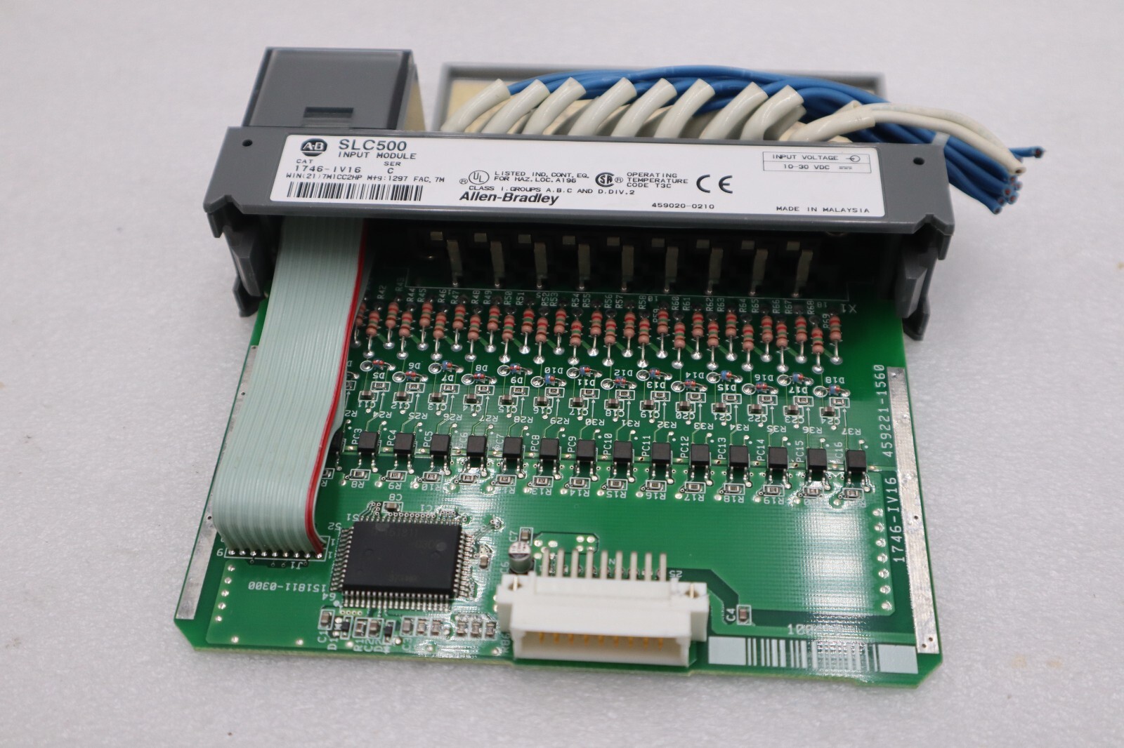 Used ALLEN BRADEY AB 1746-IV16 SLC 500 SERIES C INPUT MODULE STK K-86-D