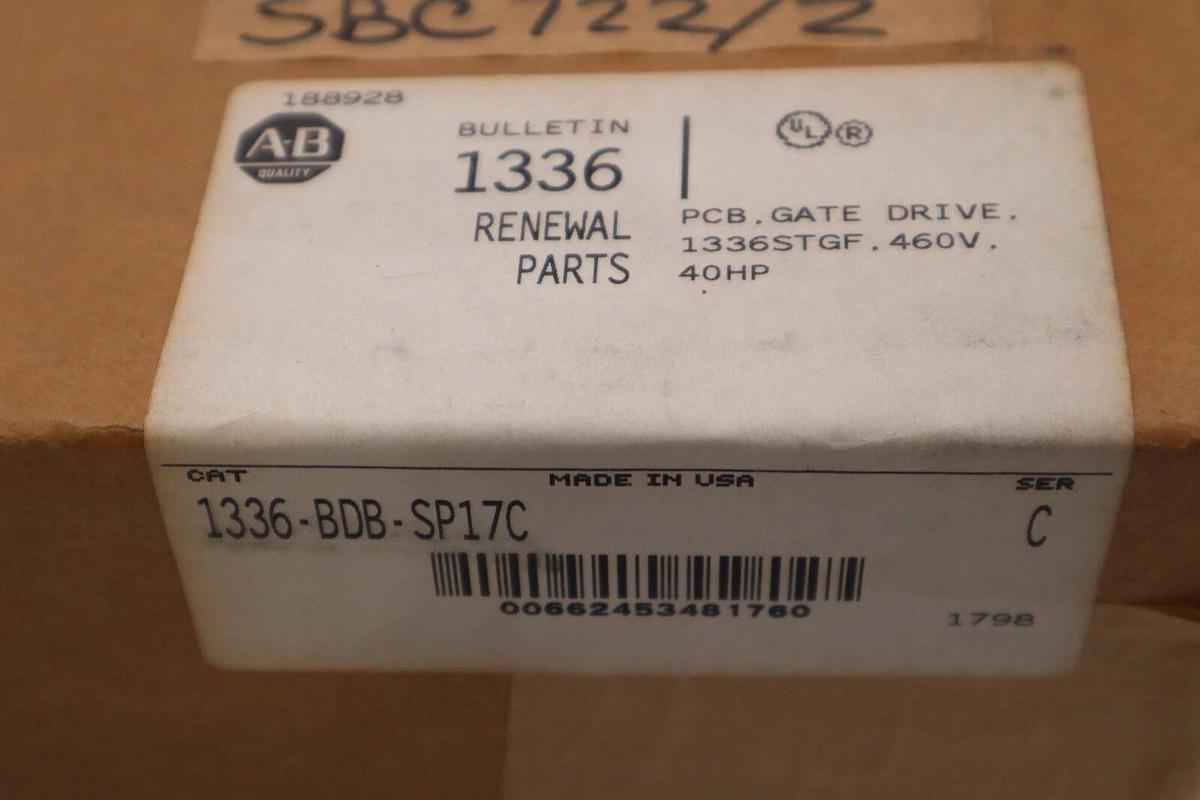 NEW AB ALLEN-BRADLEY 1336-BDB-SP17C 40HP Gate Drive 1336STGF 460V STOCK G89