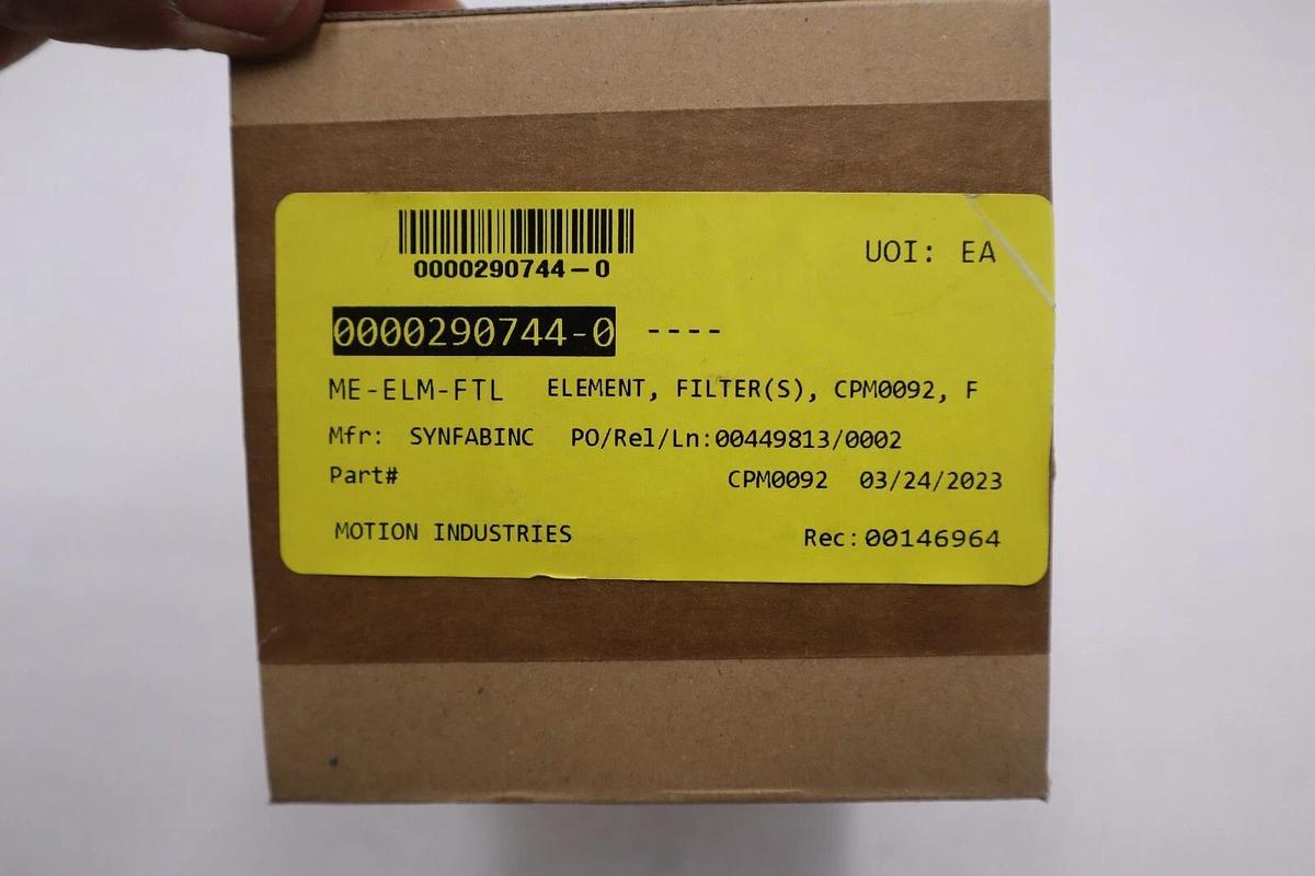 Used NEW SYN-FAB CPM0092 / CPM0092 STOCK G209A