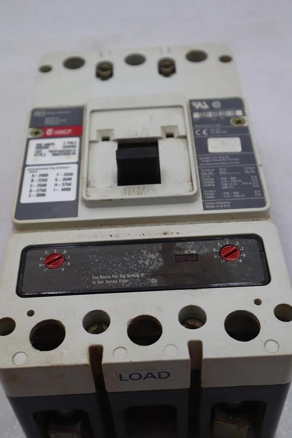Used CUTLER-HAMMER HM2P400X5WS10 MOTOR CIRCUIT PROTECTOR SERIES C STOCK #3206