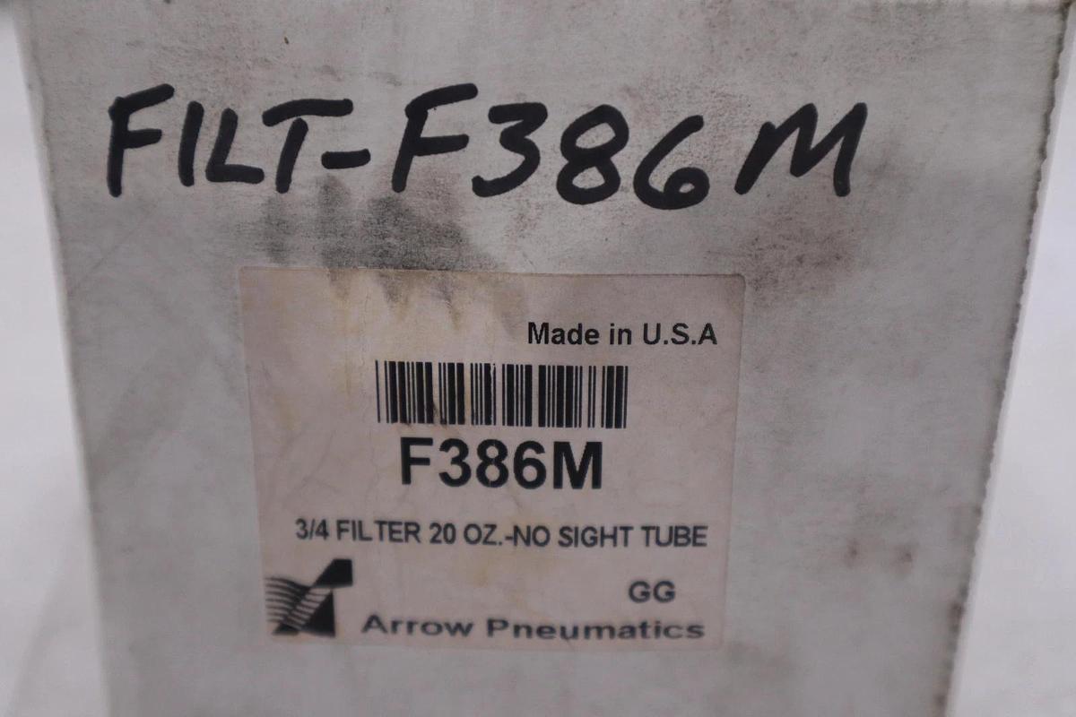 Used ARROW MID FLOW PARTICULATE FILTER 3/4" NPT, 40MIC, MB - STOCK GF216A