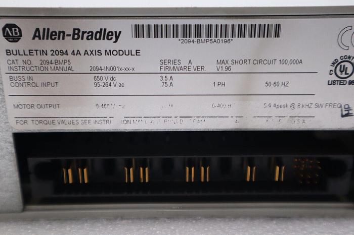 Used ALLEN BRADLEY 2094-BMP5 ALLEN BRADLEY KINETIX 6000 AXIS MODULE STOCK 1867