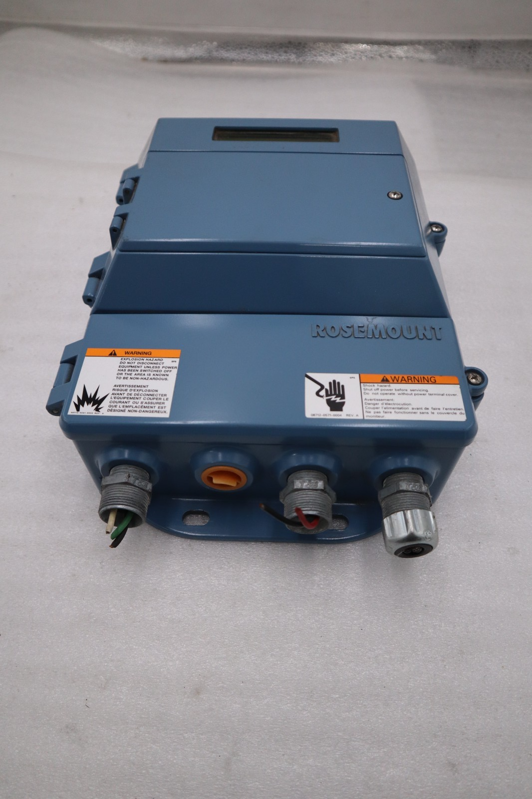 Used Rosemount 8712ESR1A1M4 Transmitter 2A 250V 50/60Hz - STOCK 3118CC