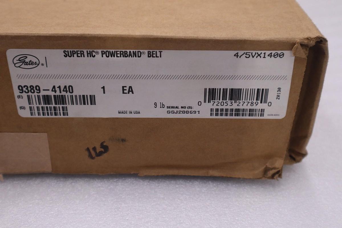 Gates 4/5VX1400 9389-4140 Super HC Powerband Belt - STOCK K4044