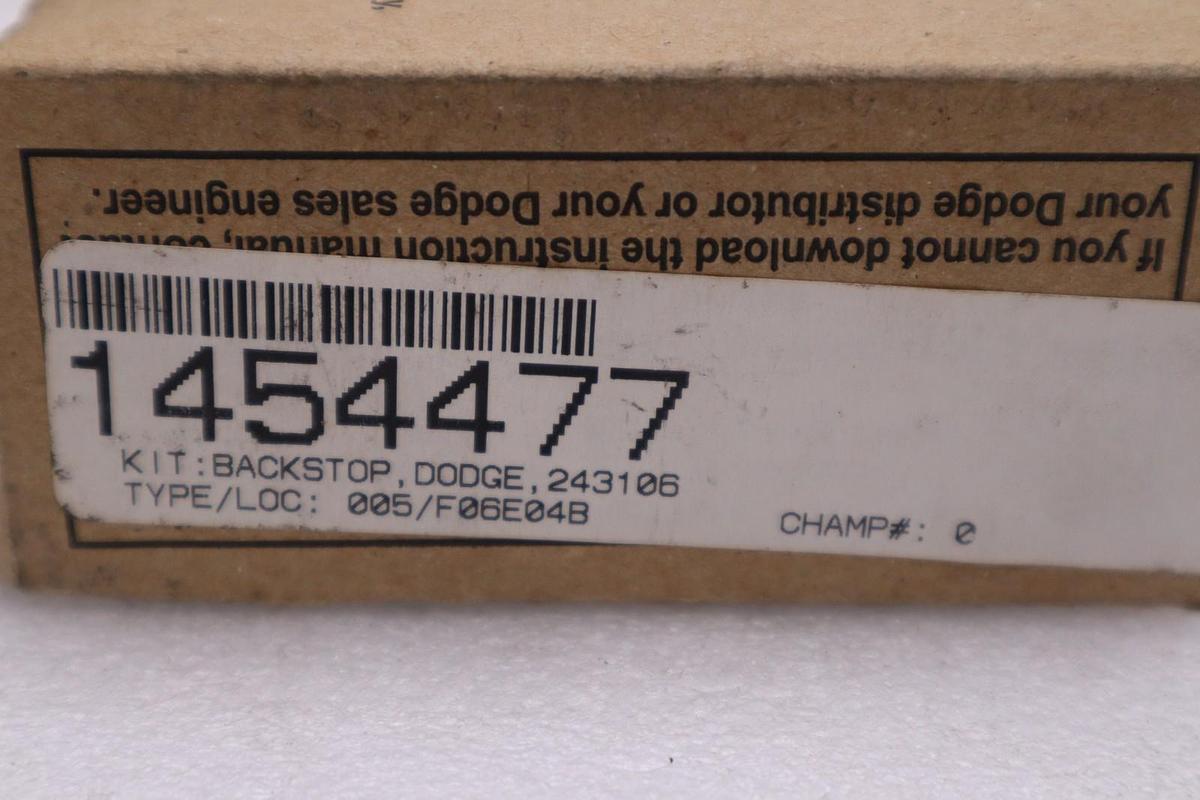 NEW Dodge 243106 TXT309A,315A,325A BACKSTOP ASSY STOCK H352A