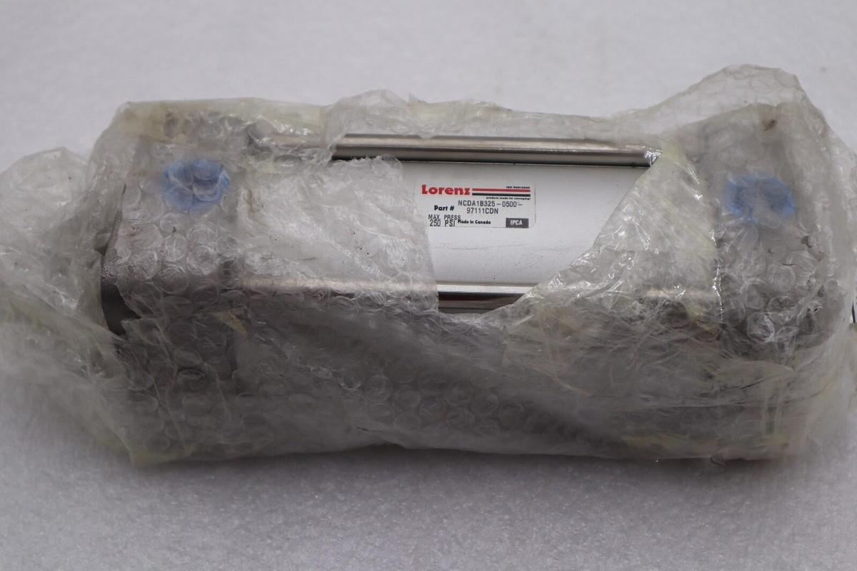 Used SMC / LORENZ NCDA1B325-0500-97111CDN 250psi Tie Rod Cylinder #S-349