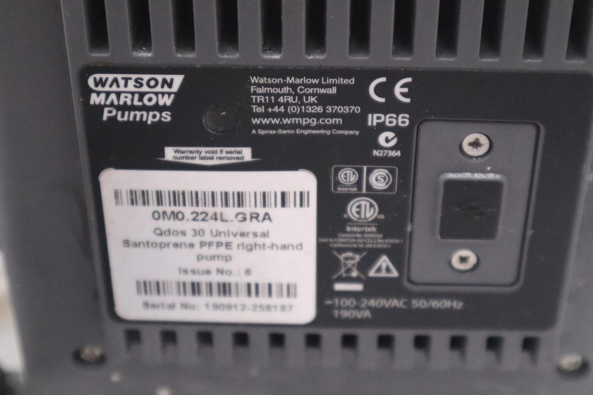 Used Watson Marlow 0M0.224L.GRA Qdos30 Metering Pump STOCK SGF-251