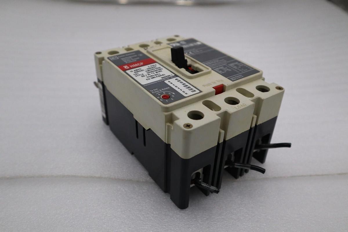Used HMCP015E0 Cutler Hammer Motor Circuit Protector 15A 3P 600V STOCK 4055-A