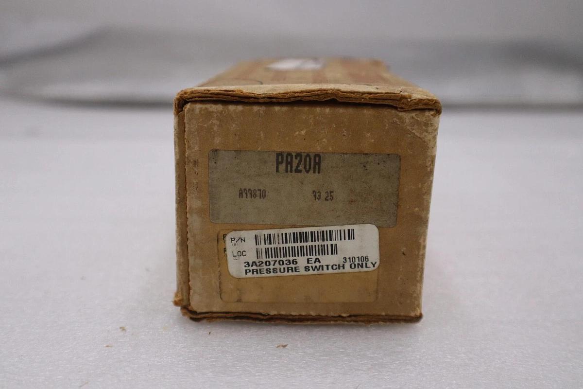 NEW OPEN BOX ASCO PA20A Pressure Switch STOCK 612-D