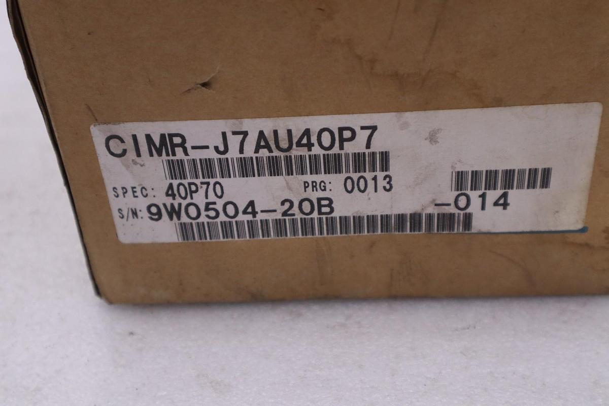 Used NEW OPEN BOX YASKAWA DRIVE CIMR-J7AU40P7 STOCK K-4065
