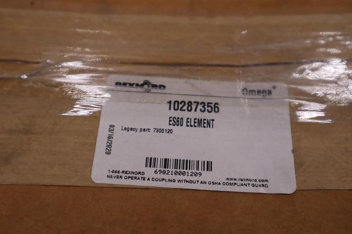 Used REXNORD Omega 10287356 ES60 Element Coupling - STOCK GF3